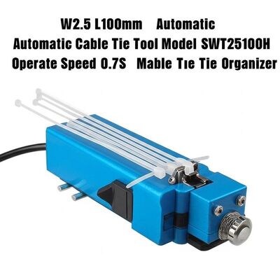 kopen Kabelbinders W2.5 L100mm Automatische Kabelbinder Tool Model SWT25100H Bedieningssnelheid 0.7S Professionele Snelle Kabelbinder Organizer online manufacture
