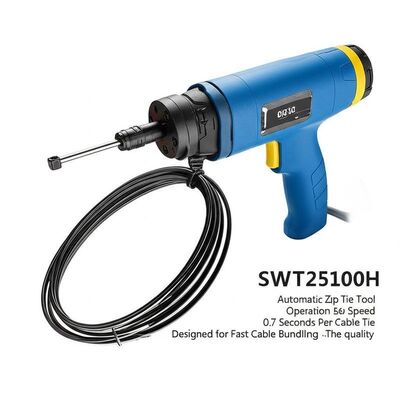 Model SWT25100H Automatisch Zip Tie Tool Operatiesnelheid 0,7 seconden per kabelband Ontworpen voor snelle kabelbundelingstaken