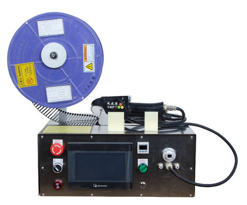 AC220V de handbediende Elektrische Nylon Machine van de Kabelband voor Spoelkabel bindt Bundel 1.1S