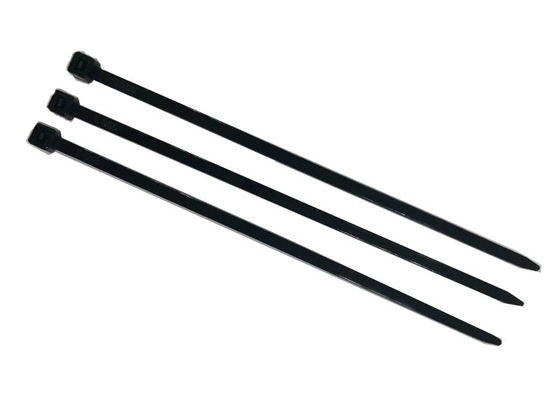 De zwarte Nylon Kabel bindt 150mm Lengte voor Grote de Uitrustingskabel van de Groottedraad