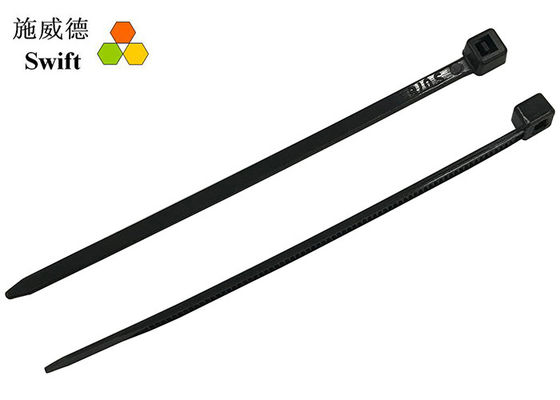 de witte zwarte Nylon Kabel bindt 100mm de Omslagen van de Lengteband met 1000pcs per Zak